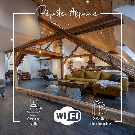 Superbe Loft - Situ Sur La Place Centrale Barcelonnette Exteriör bild